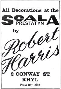 All decorations at the Scala by Robert Harris.