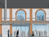 Architects impression of the Prestatyn Scala cinema.